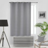 SOLEIL D'OCRE Rideau occultant a oeillets 140x180 cm gris