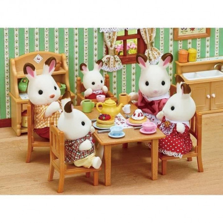 SYLVANIAN FAMILIES - 4150 - La famille lapin chocolat - Les familles