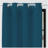 SOLEIL d'OCRE Rideau a oeillets occultant Eclipse - 135 x 250 cm - Bleu