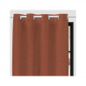 SOLEIL d'OCRE Rideau a oeillets occultant Eclipse - 135 x 250 cm - Orange safran