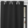 SOLEIL d'OCRE Rideau a oeillets Boheme - 135 x 250 cm - Gris anthracite