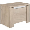 GAMI Chevet 1 tiroir Grosse épaisseur- Décor cheneL 55 x P 36 x H 41cm - OLERON