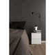 TVILUM Chevet 2 tiroirs - Décor Blanc - L 40,2 x P 34 x H 48,2 cm - OMAHA