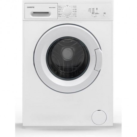 Lave-linge hublot OCEANIC OCEALL610DDW1 - 6 kg - Largeur 59,7 cm - 1000 tours/min - Blanc