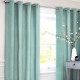 Rideau coton LOOK - Bleu clair - 140x250 cm