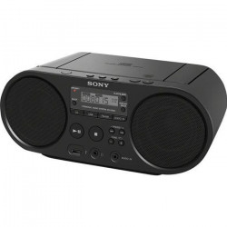 SONY - Boombox  ZSPS50B.CED CD USB - AM-FM - Noir