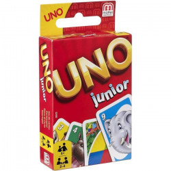 UNO JUNIOR Jeu de cartes - 2 a 4 joueurs - 3 ans et +