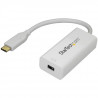 StarTech.com Adaptateur USB-C vers Mini DisplayPort 4K 60 Hz - Convertisseur USB Type-C vers mDP en blanc (CDP2MDP)