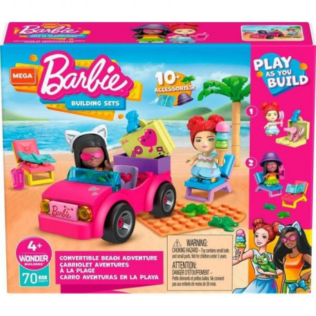 Mega Construx Barbie - Coffret Aventures a la plage - Jeu de construction - Des 4 ans