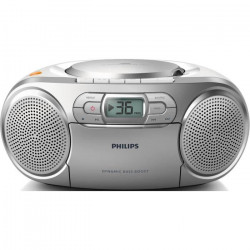 PHILIPS AZ127/12 Lecteur CD avec amplification dynamique des basses - Gris