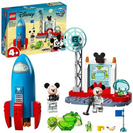 LEGO 4+ 10774 Disney La fusée spatiale de Mickey et Minnie Mouse Figurine Alien