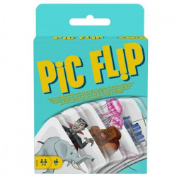 PIC FLIP Jeu d'association et de rapidité - Cartes imagées - 2 a 6 joueurs - 7 ans et +