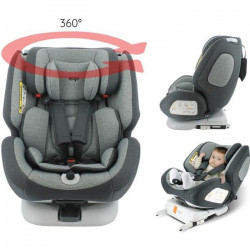 Migo Siege auto isofix One 360° groupe 0/1/2/3 (0-36kg) - pivotant 360° - Gris