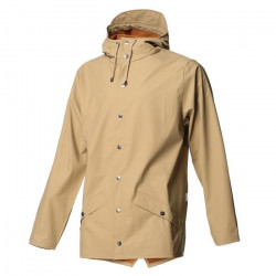 RAINS Imperméable Court Beige Homme