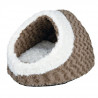 TRIXIE Abri douillet Kaline 35x26x41cm - Taupe et creme - Pour chien