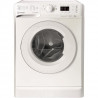Lave-linge hublot INDESIT MTWA81283WEU MyTime - 8 kg - Induction - 1200 trs/min - Lavage rapide - Blanc