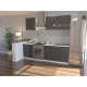EXTRA Cuisine Complete avec plan de travail L 240 cm - Gris mat
