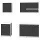 EXTRA Cuisine Complete avec plan de travail L 240 cm - Gris mat