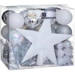 FEERIC LIGHTS & CHRISTMAS Boules de Noël Kit de 44 pieces de décoration de Noël