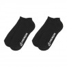 FREEGUN Lot 2 paires de chaussettes sneakers Freegun noires a semelle bouclette - enfant fille
