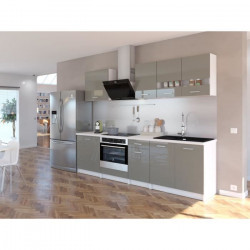 EXTRA - Cuisine complete L 240cm - Truffe Laqué