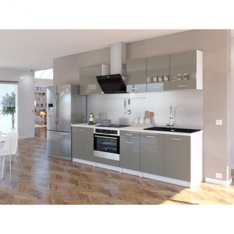 EXTRA - Cuisine complete L 240cm - Truffe Laqué
