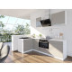 EXTRA - Cuisine complete d'angle L 240cm - Truffe Laqué