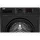 Lave-linge hublot BEKO LLF082B2 - 8 kg - Tambour Aquawave - Induction - 1200 trs/min - Noir