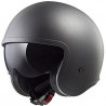 LS2 Casque Jet Spitfire - Titanium Mat