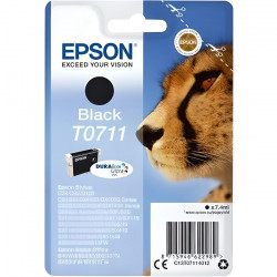 EPSON Cartouche d'encre T0711 Noir - Guépard (C13T07114012)