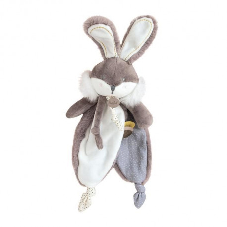 BABY NAT' Papuche et Frisounours - Doudou Papuche 20cm  marron glacé