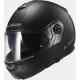 LS2 Casque Modulable Strob Noir Mat + Cagoule