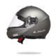 LS2 Casque Modulable Strob Titanium + Cagoule