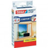 TESA Moustiquaire Comfort pour portes-fenetres - 1,20m x 2,4 m - Noir