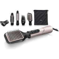 PHILIPS HP8657/00 Brosse soufflante brillance, 5 en 1, Revetement en Tourmaline, fonction ionique.