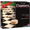 Dames jeu de plateau - Série noire - Jeu de société traditionnel - 55330 - DUJARDIN