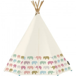 AROUND THE CRIB  - Tente Rainbow Elephant Tent w/LED & MAT