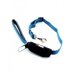 I DOG Laisse Confort - L 100 cm - Bleu et gris - Pour chien