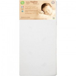 BABYCALIN Matelas lit 60x120cm Hygiene 24KG/M3