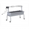 SILVER STYLE Barbecue  a charbon - Rôtissoire - Tourne broche XXL