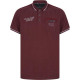 DISSIDENT Polo Piqué Rouge/Chocolat Homme