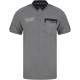 DISSIDENT Polo Piqué Gris Homme