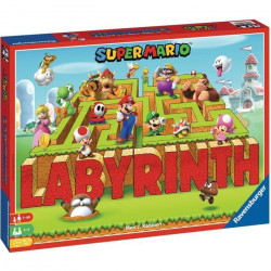 SUPER MARIO Labyrinthe - Ravensburger - Jeu de société famille - Chasse au trésor dans un labyrinthe en mouvement - Des 7 ans