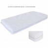 DOMIVA Lot de Matelas 3D dream +1 housse - 60 x 120 cm - Blanc