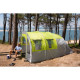 Tente de camping tunnel 4 places SURPASS SURPTENT402 Vert et Gris
