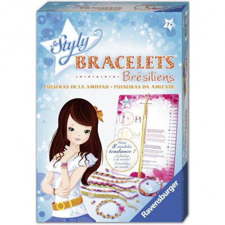 Bracelets brésiliens - Ravensburger - Loisir créatif enfant - Création d'accessoires de mode DIY - Des 7 ans