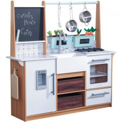 KIDKRAFT - Cuisine enfant Farmhouse avec EZ Kraft Assembly - 53444 - En bois