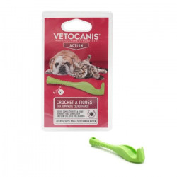 VETOCANIS Crochet tire tiques pour chien et chat