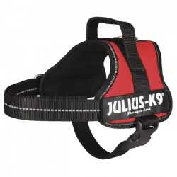 Harnais Power Julius-K9 - Mini - M : 51-67 cm-28 mm - Rouge - Pour chien