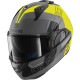 SHARK Evo One 2 Slasher Casque moto modulable + Cagoule - Mixte - Noir et jaune
